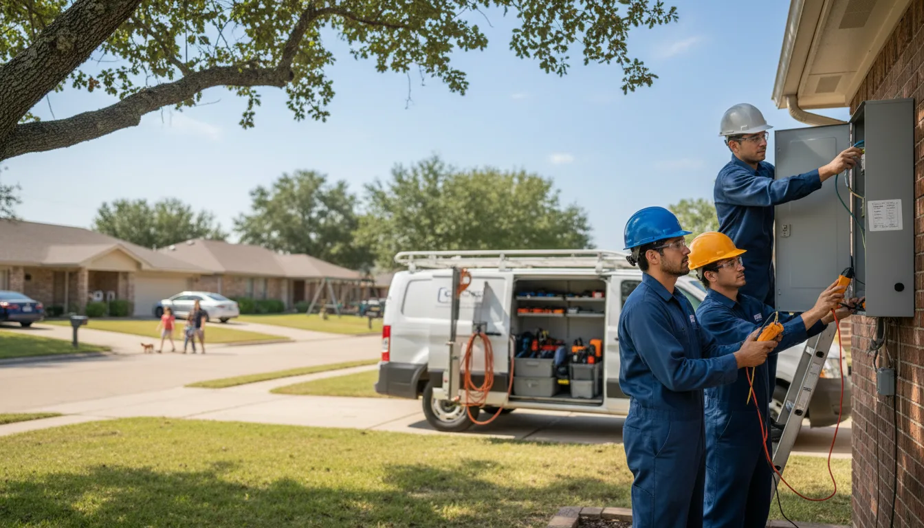 Certified electrician providing emergency electrical services in Bellmont, IL